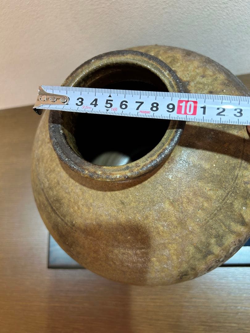 人間国宝藤原啓　備前焼壺　花瓶共箱あり