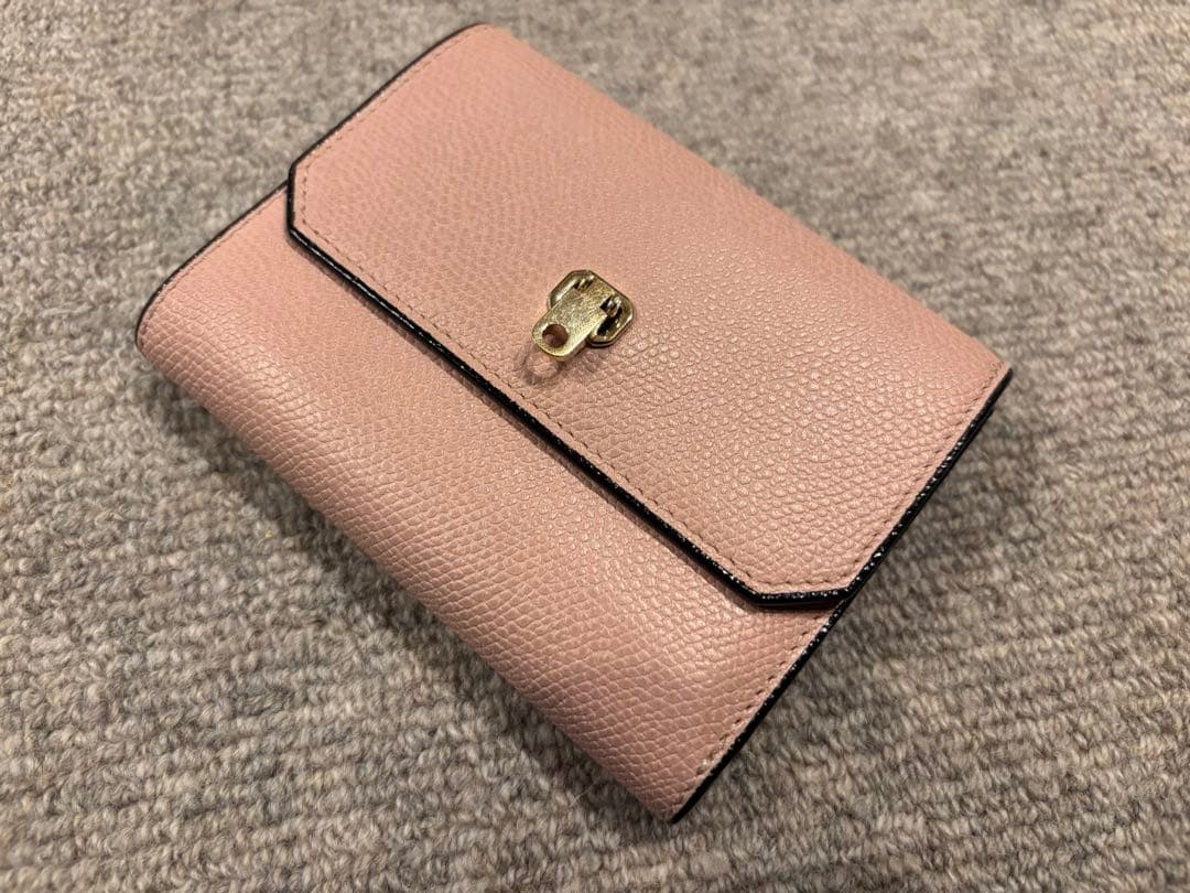 【専用】Valextra シティウォレット ペオニア 三つ折り財布