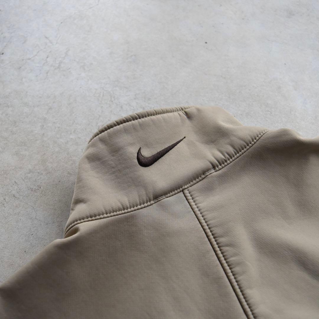 00s ナイキ NIKE ソフトシェルジャケット テック ベージュ白 S