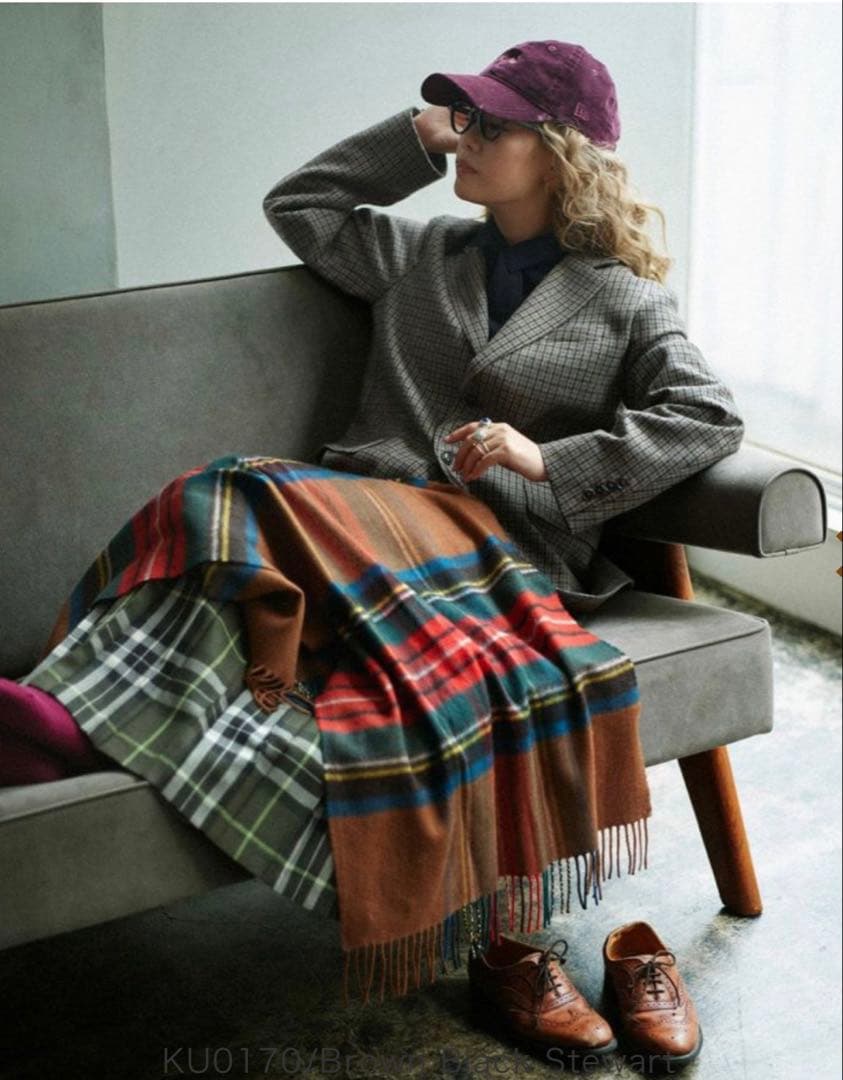 新品　Johnstons of Elgin 別注　ストール　yuki 完売