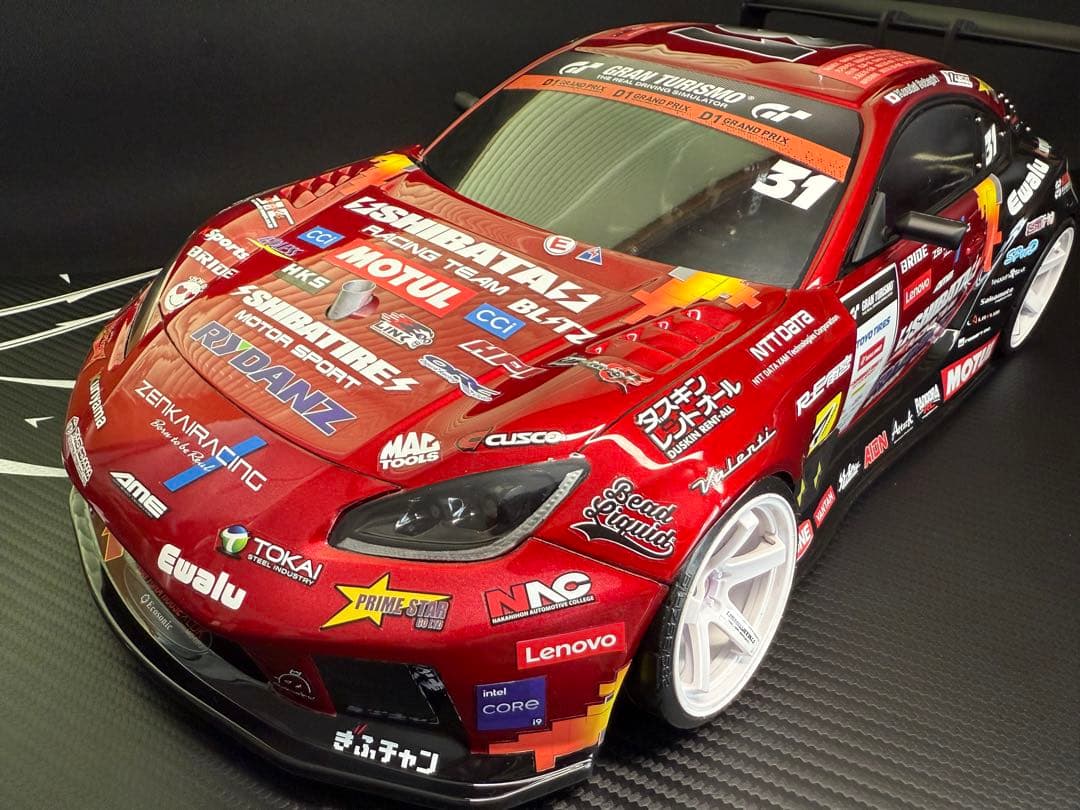 SHIBATA GR86 D1GP ボディ(レッド塗装済み)