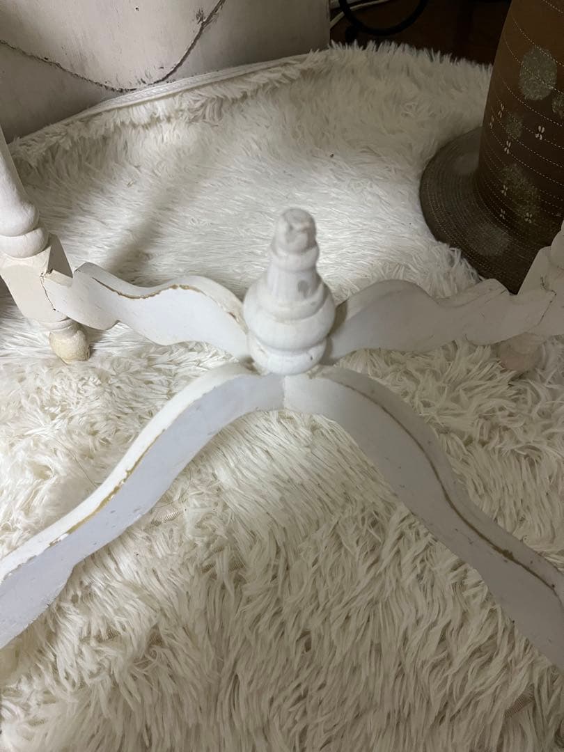 フランス　サイドテーブル　コンソール　シャビー　ブロカント