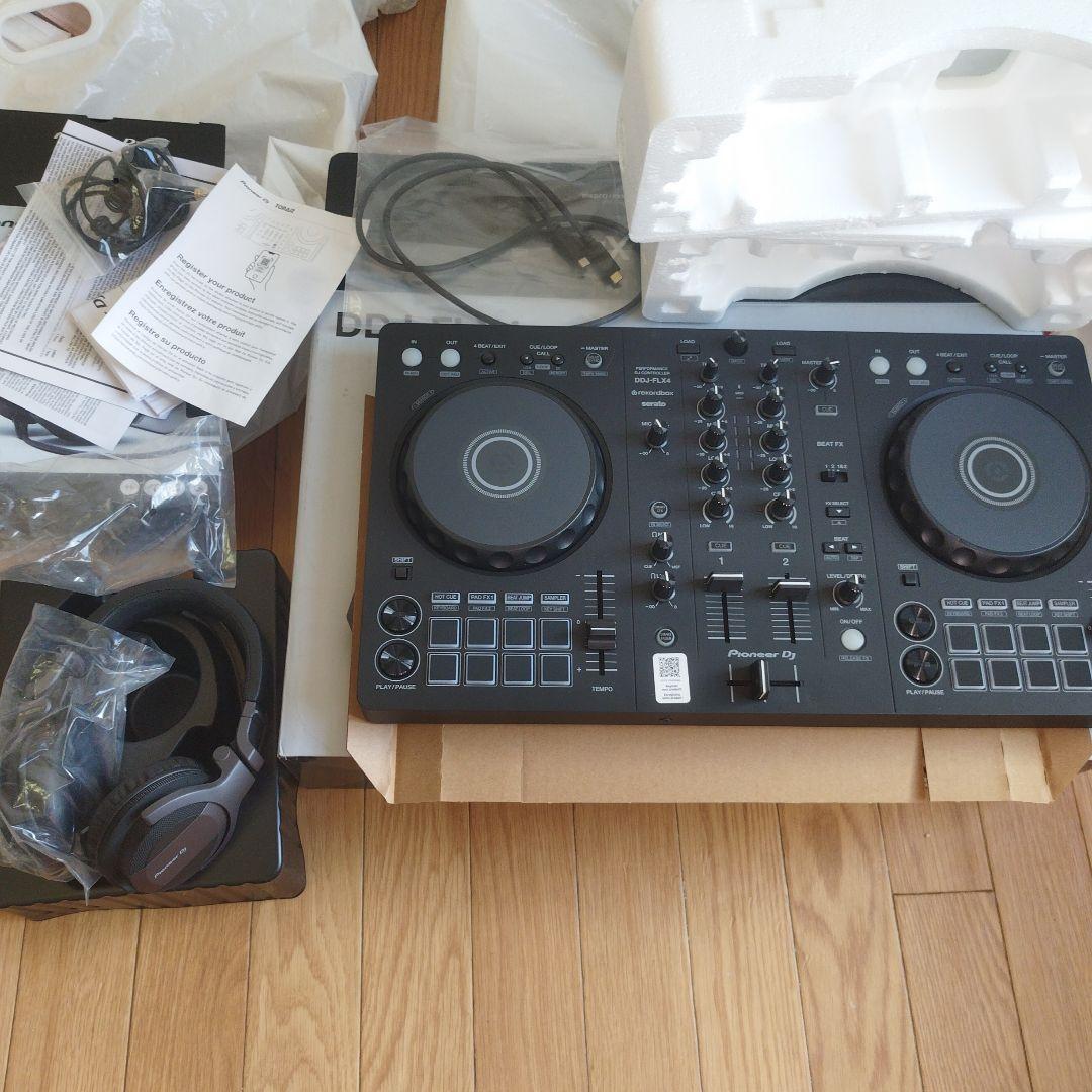 DJ機材 Pioneer ddj-flx4 & DJ HDJ CUE1