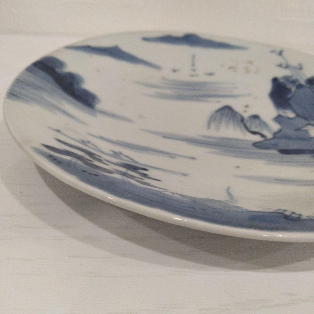 時代古作品　中国　古染付　皿　E