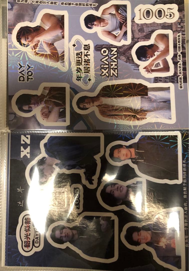 王一博　肖战　バインダー＋A4・Pカード・A5(A6)・トレカリフィル50枚分v