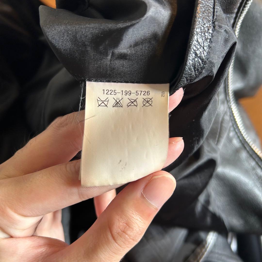 Beauty & Youth シープスキン シングルライダース レザージャケット