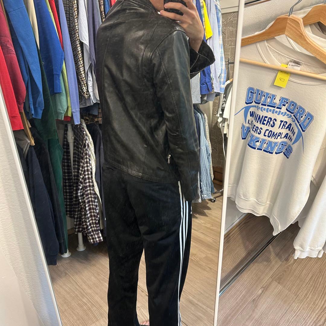 Beauty & Youth シープスキン シングルライダース レザージャケット