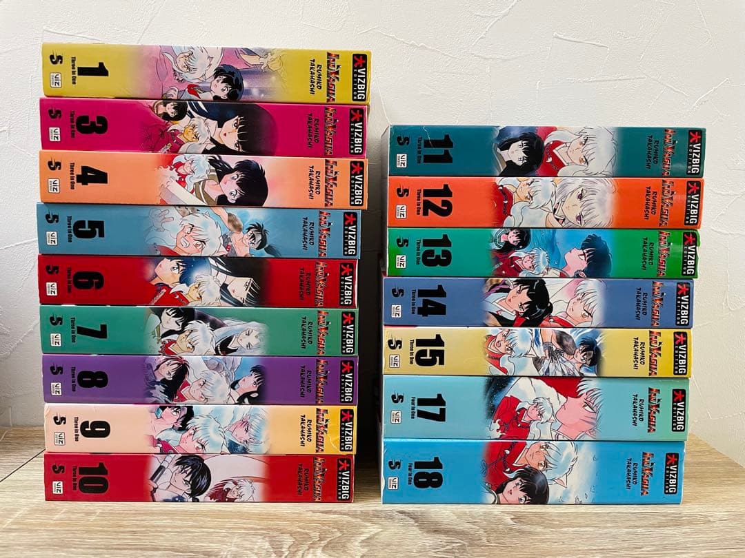 北米版★犬夜叉　INUYASHA 漫画　 16冊セット(2・16巻なし)