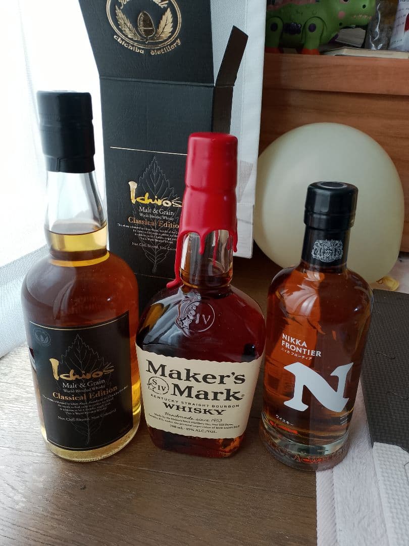 イチローズモルト クラシカルエディション 、メーカーズマーク、ニッカフロンティア