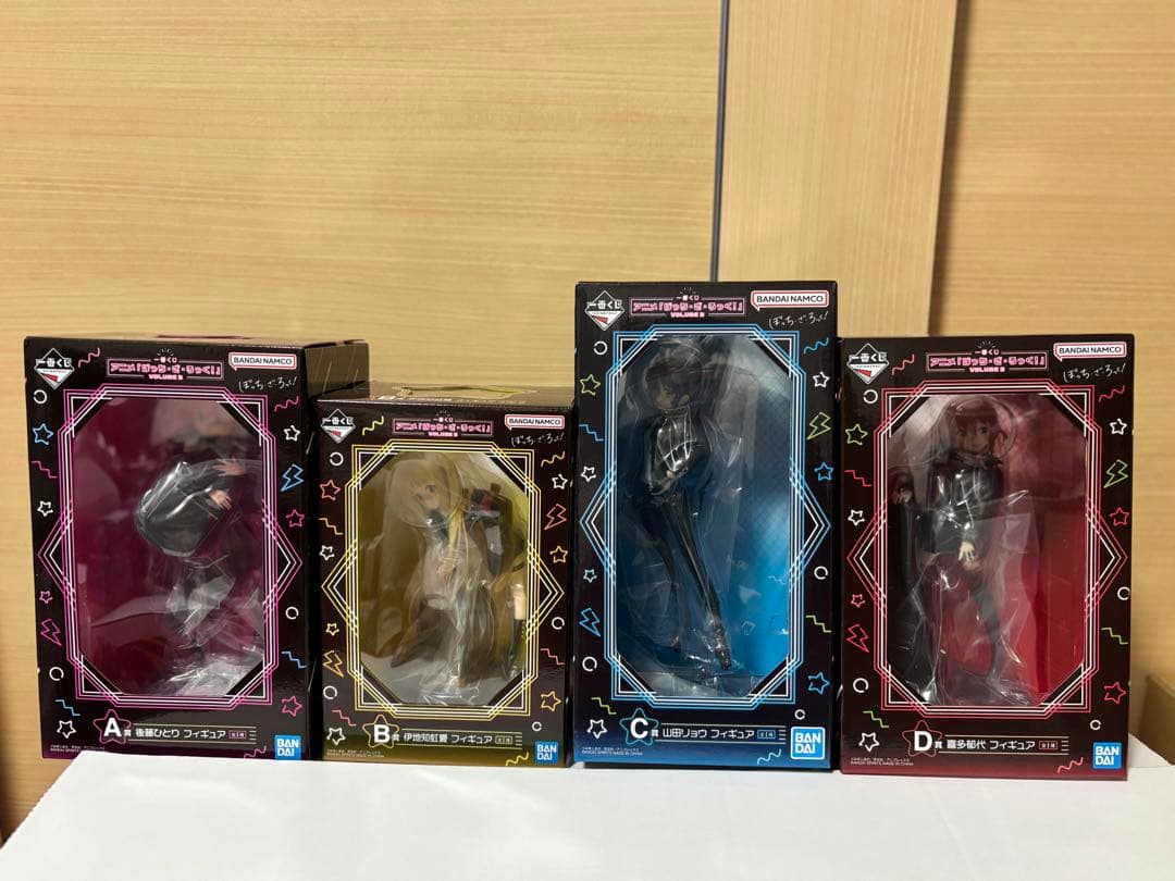 【新品未開封】ぼっち・ざ・ろっく！一番くじVol.3 フィギュア4体セット