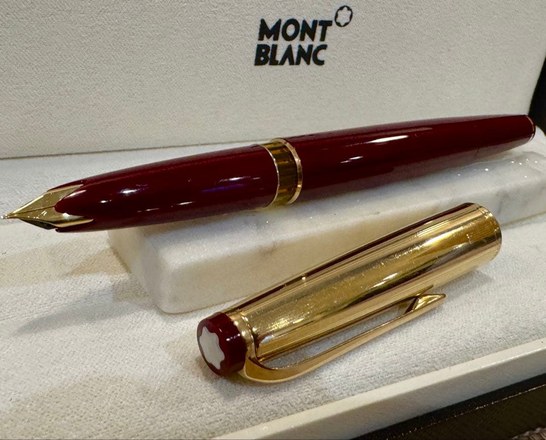 【極美品・激レア】モンブラン No74 1960年代 ビンテージ万年筆　ボルドー