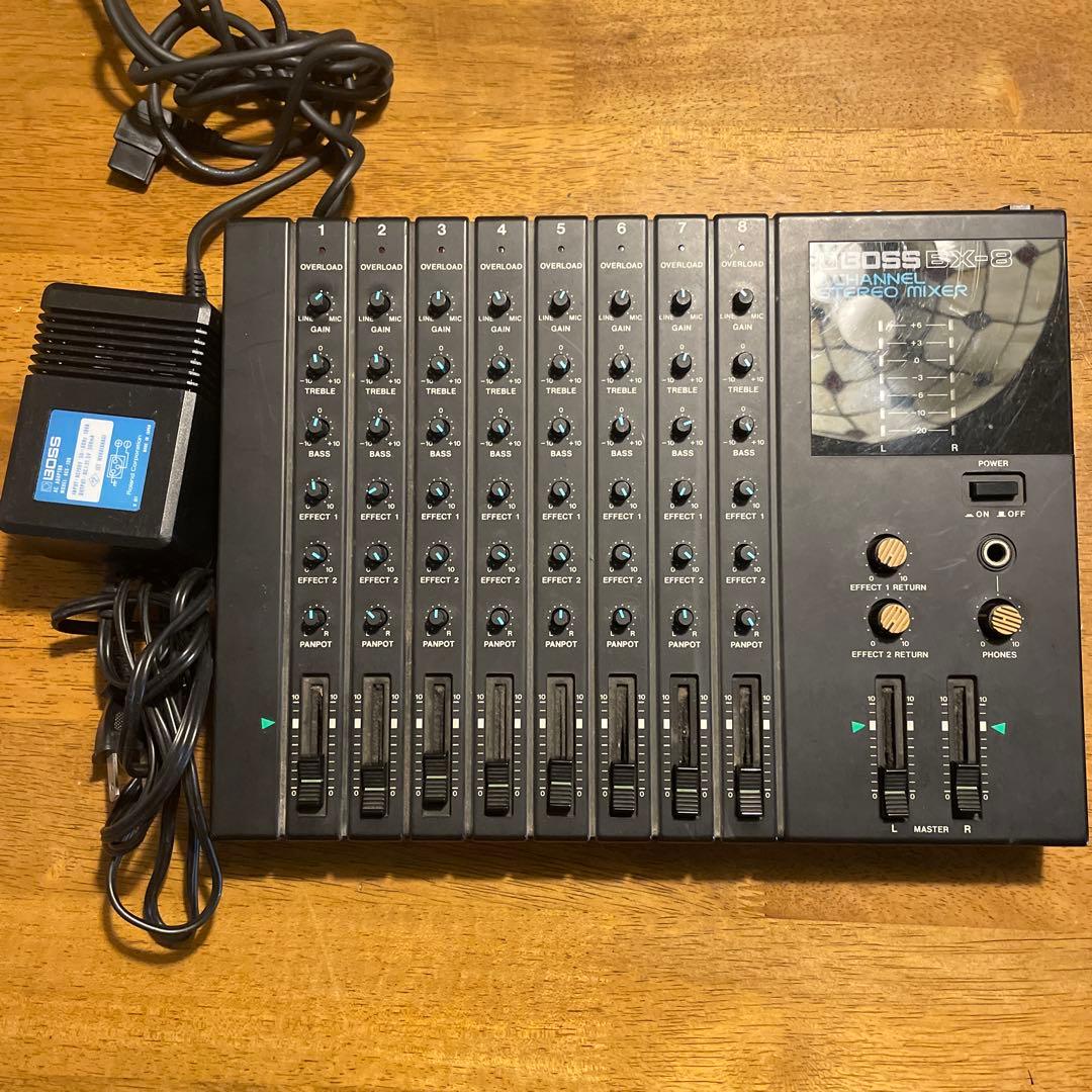 BOSS BX-8 8チャンネルステレオミキサー