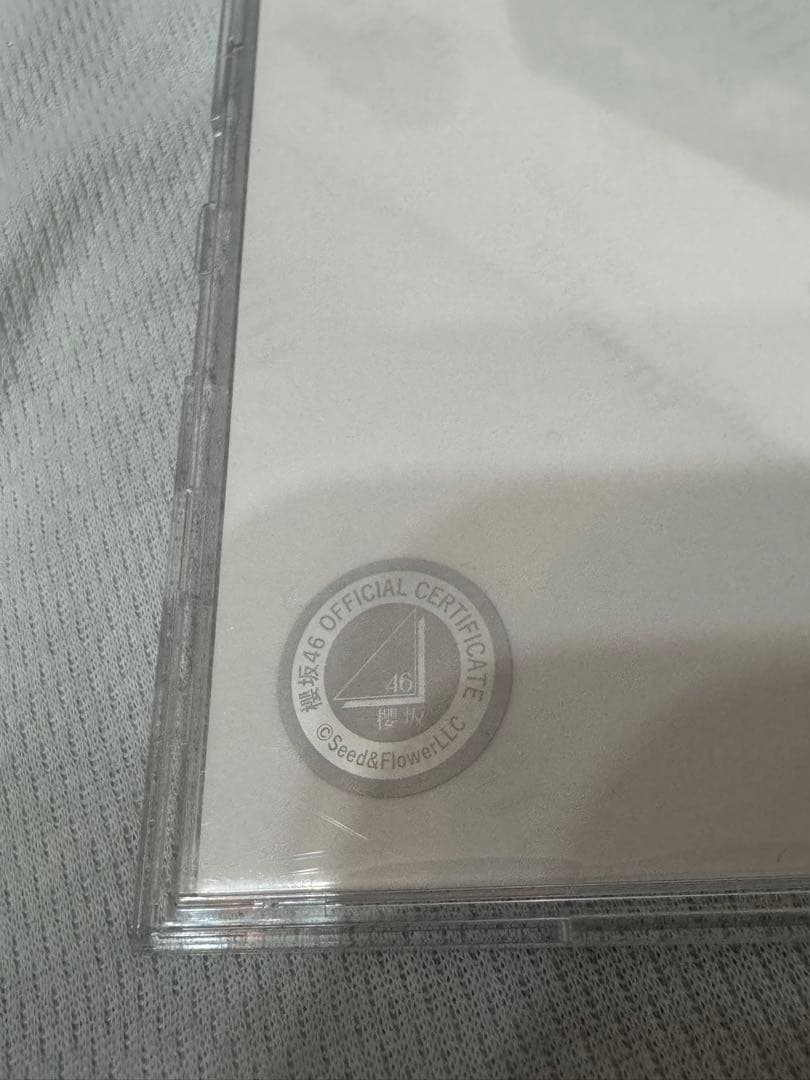 【年末限定値下げ】櫻坂46 松本和子　四期生お披露目制服　直筆サイン　ヨリ