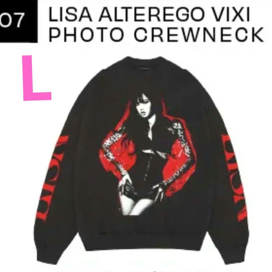 BLACKPINK LISA リサ L　pop-up　トレーナー　スウェット