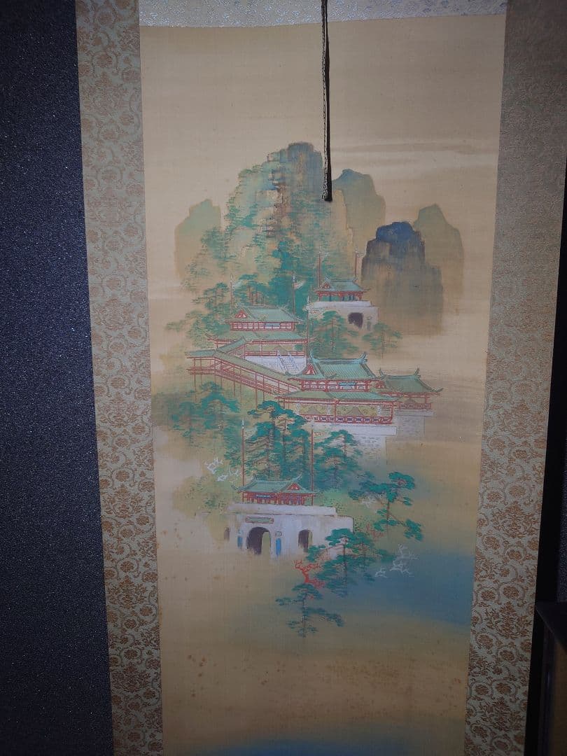 掛軸 伝統的な日本の風景