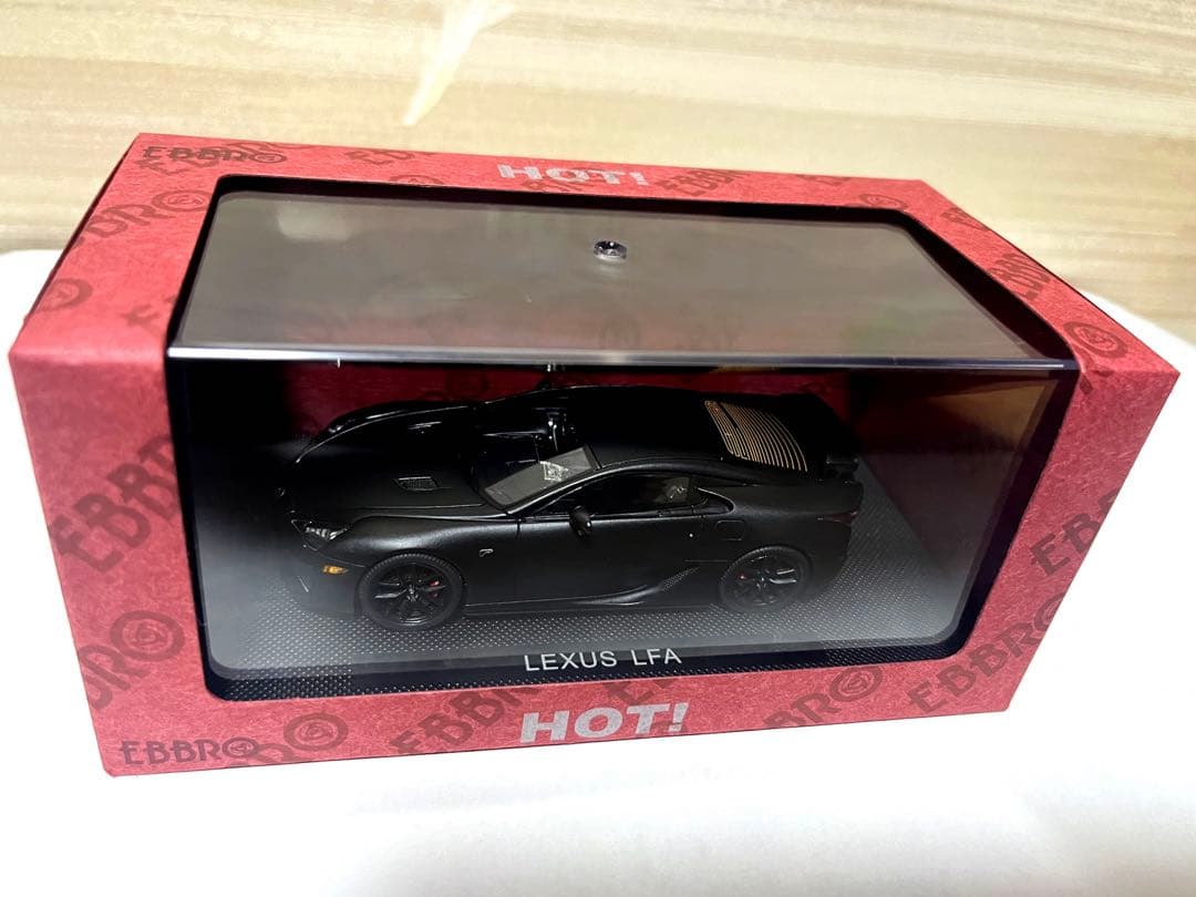 EBBRO1/43 レクサス LFA F.BLACK 44517