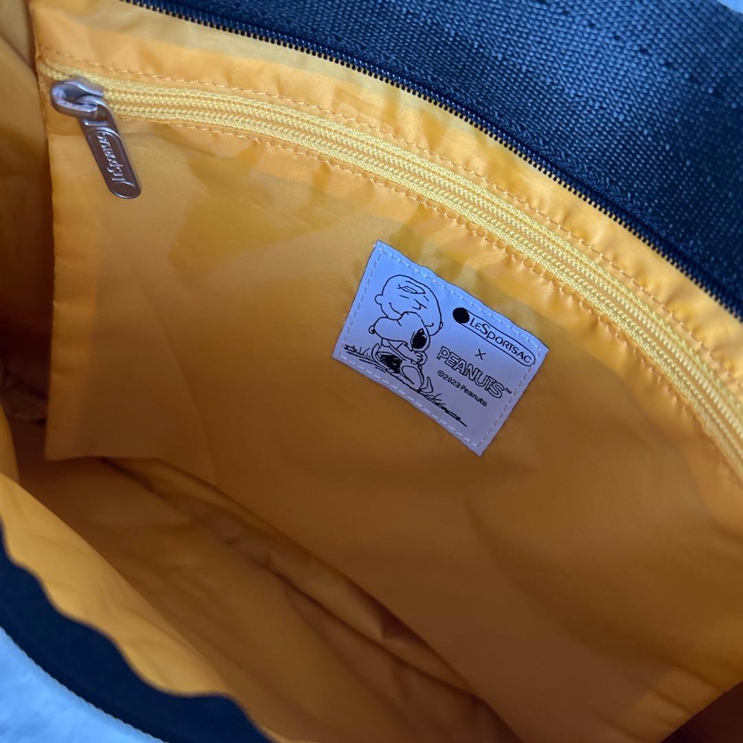 【ポーチ付き】 レスポートサック スヌーピー ショルダー ブラック 黒