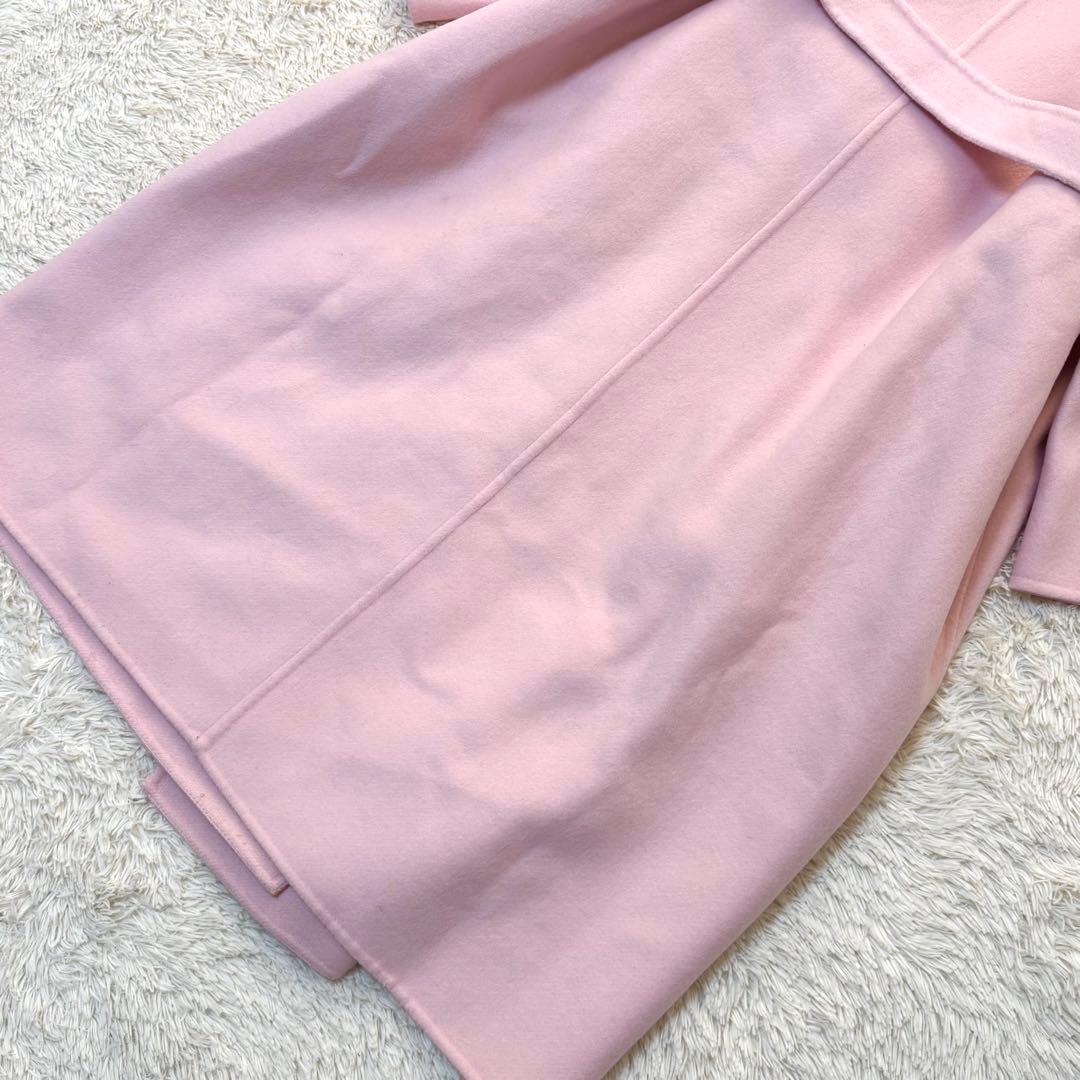 タグ付き✨23区 MANTECOマンテコリバー ロングコート ベルト ピンク