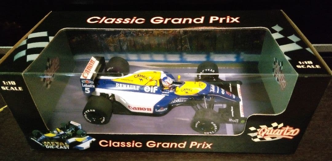 カルツォ 1/18 F1 ウィリアムズ FW14B N.マンセル