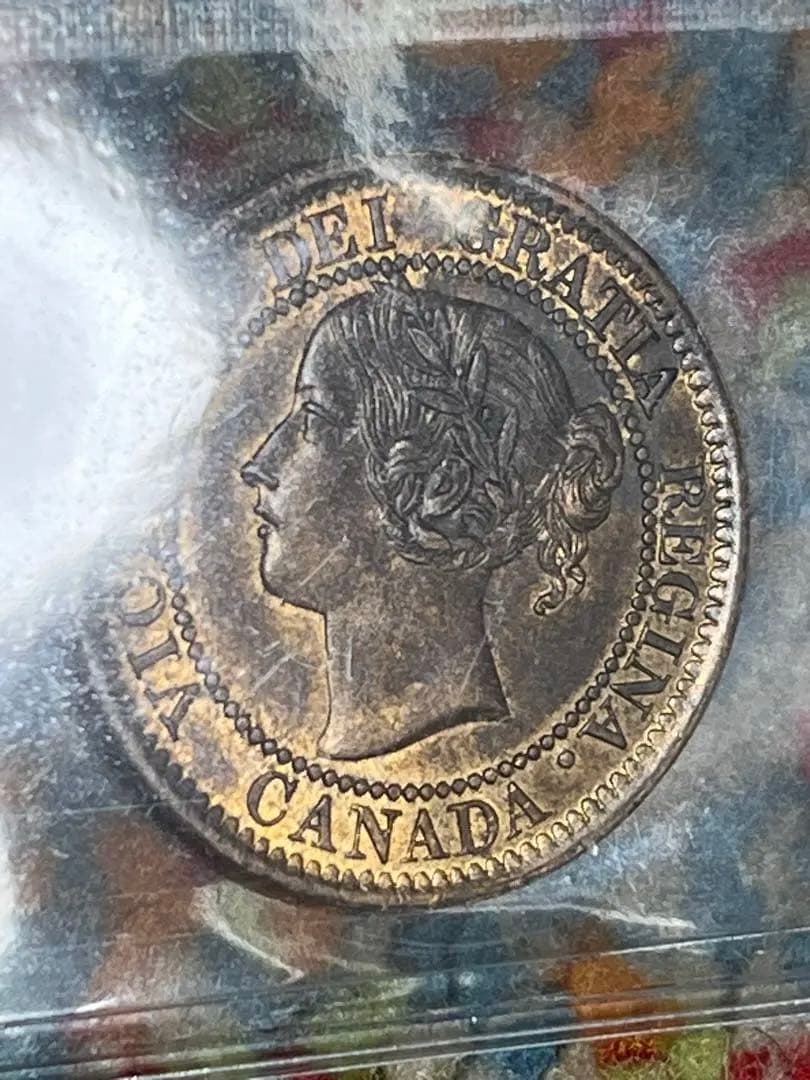 ヴィクトリア1859年 カナダ 1セント