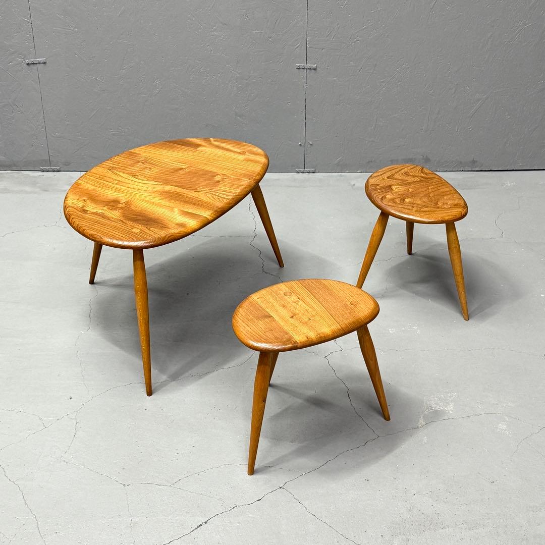 ERCOL(アーコール) ペブルテーブル (402)