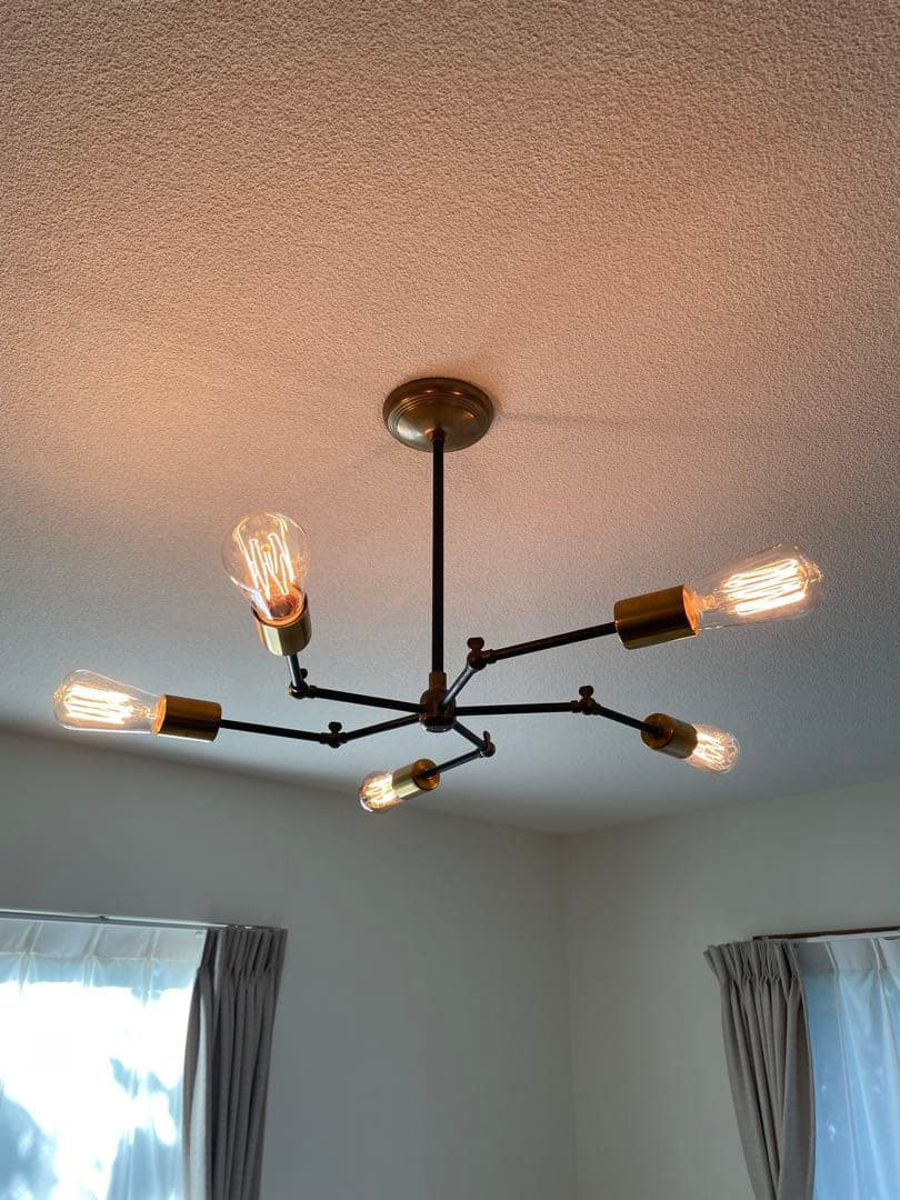 ACME Furniture SOLID BRASS LAMP 5灯