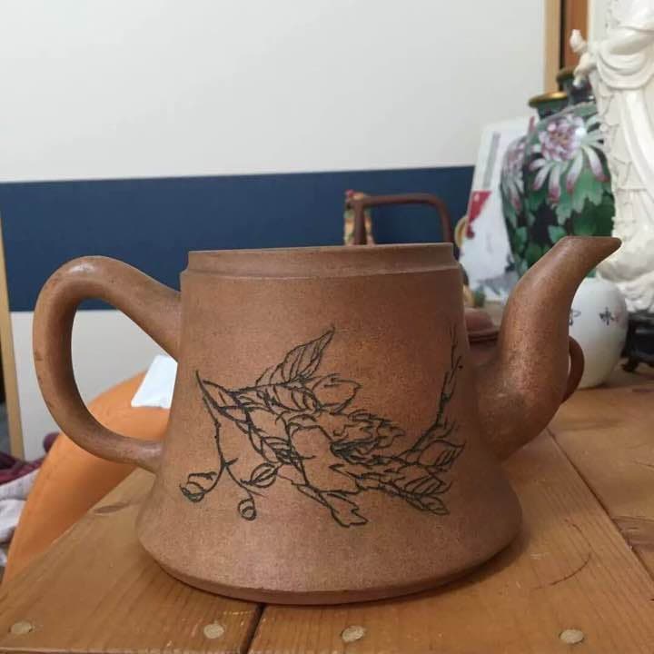 白泥 急須 追加画像 清時代 中国古董