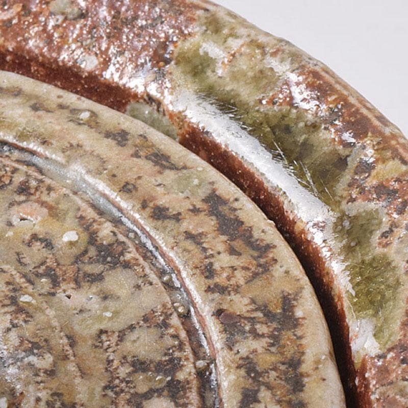 茶道具　古来窯　四世　上田直方作　水指　堀内宗完(兼中斎)極め箱　M　R8885