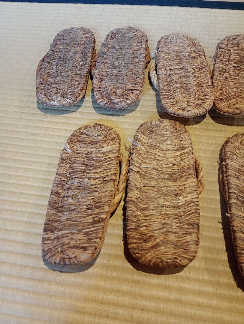 【茶道具】露地　草履5客セット　数寄屋草履　茶事道具　その他980