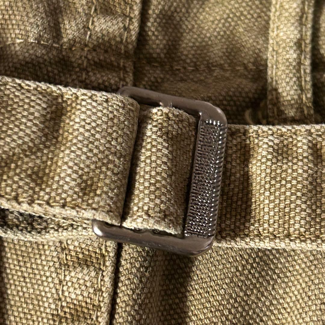 m6912【00s】KAPITAL サルエル風 ワークパンツ　ダック生地 日本製