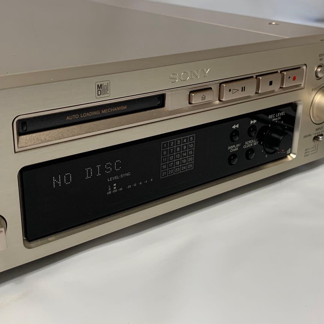 SONY MDS-J3000 MDデッキ リモコン付き ジャンク