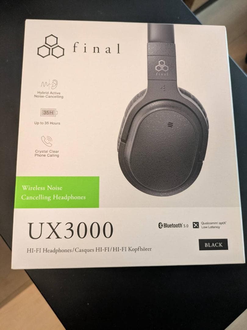 ヘッドホン final UX3000 black