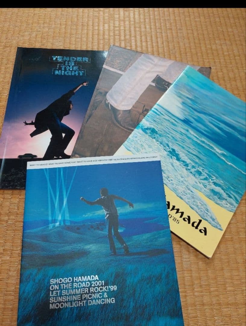 浜田省吾ツアーパンフレット4種