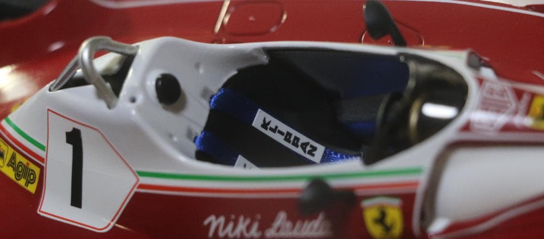 ホットウィール　フェラーリ３１２Ｔ２　1／１８　１９７６モナコＧＰ優勝Ｎ・ラウダ