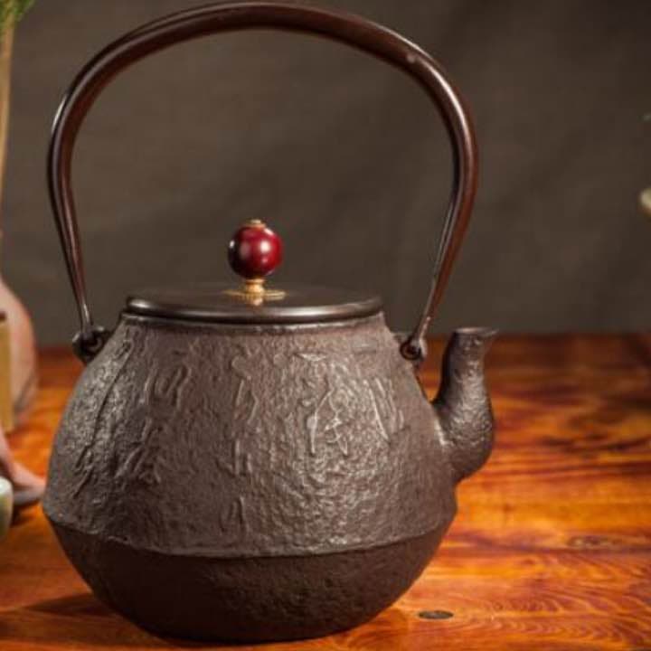 鉄器 急須 伝統工芸 手作り 鉄分補給 鉄瓶　YZS-090