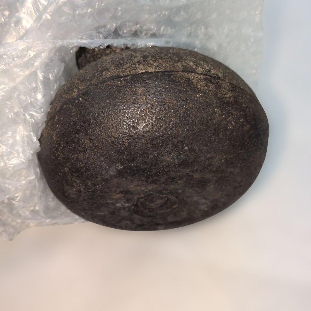 ※手渡し限定 十一代　宮崎寒雉　鉄製瓢箪茶釜 木箱付　先祖代々物　骨董品　岐阜市