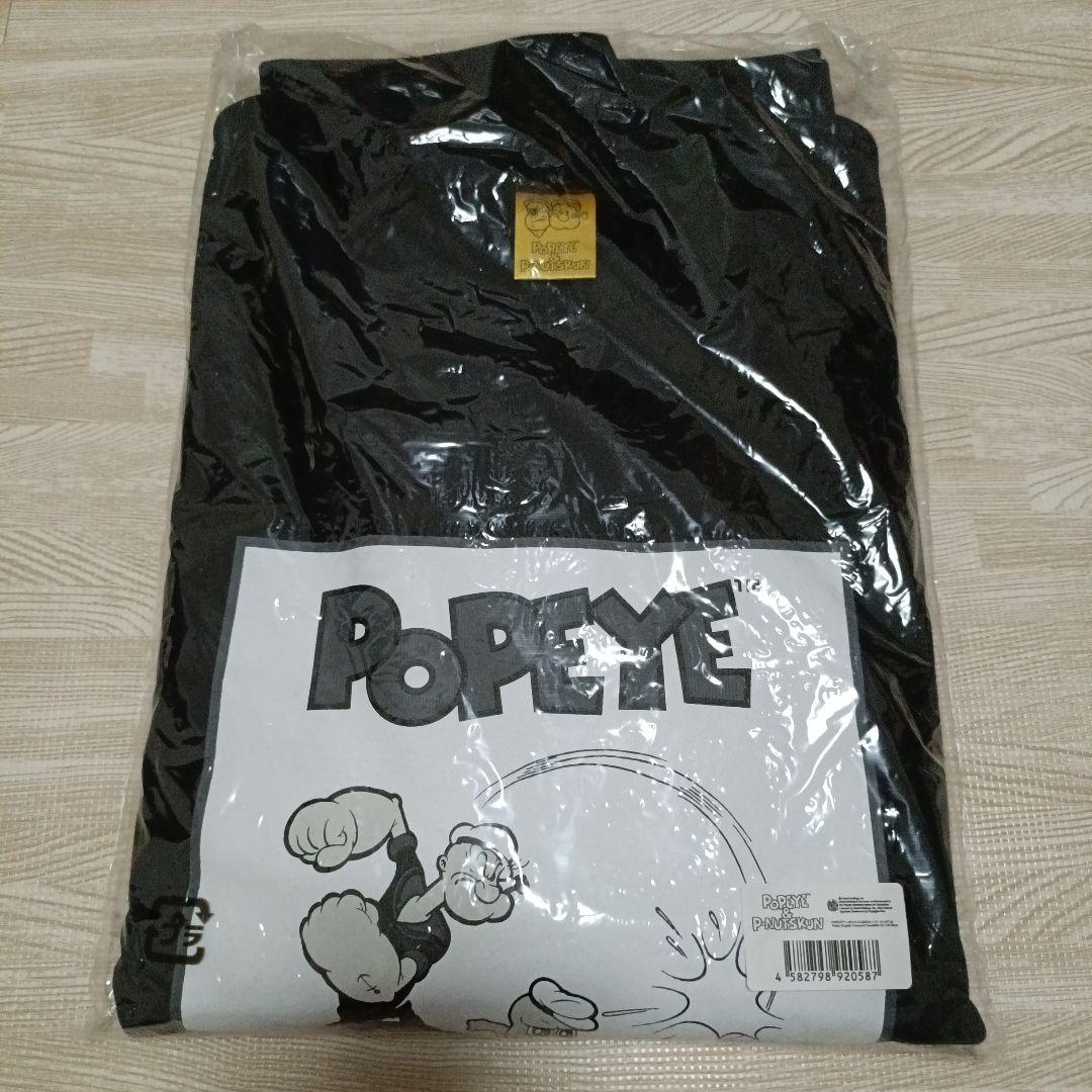 最終値下げピーナッツくん　ポパイ　POPEYE ブラック Tシャツ