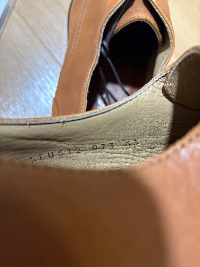未使用　エンポリオアルマーニ　イタリア製　プレーントゥ　43