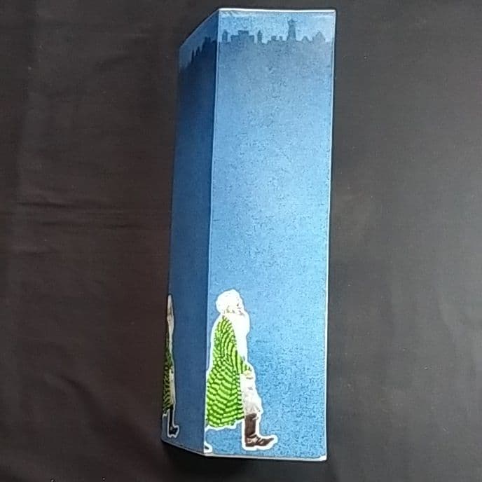 再値下げ九谷焼竹腰一兼(花生け）遠い日シリーズ