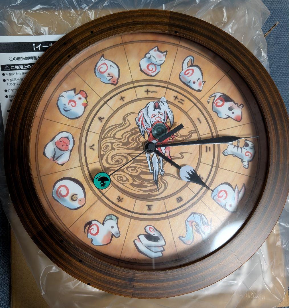 【未使用品】大神 壁掛け時計 イーカプコン限定