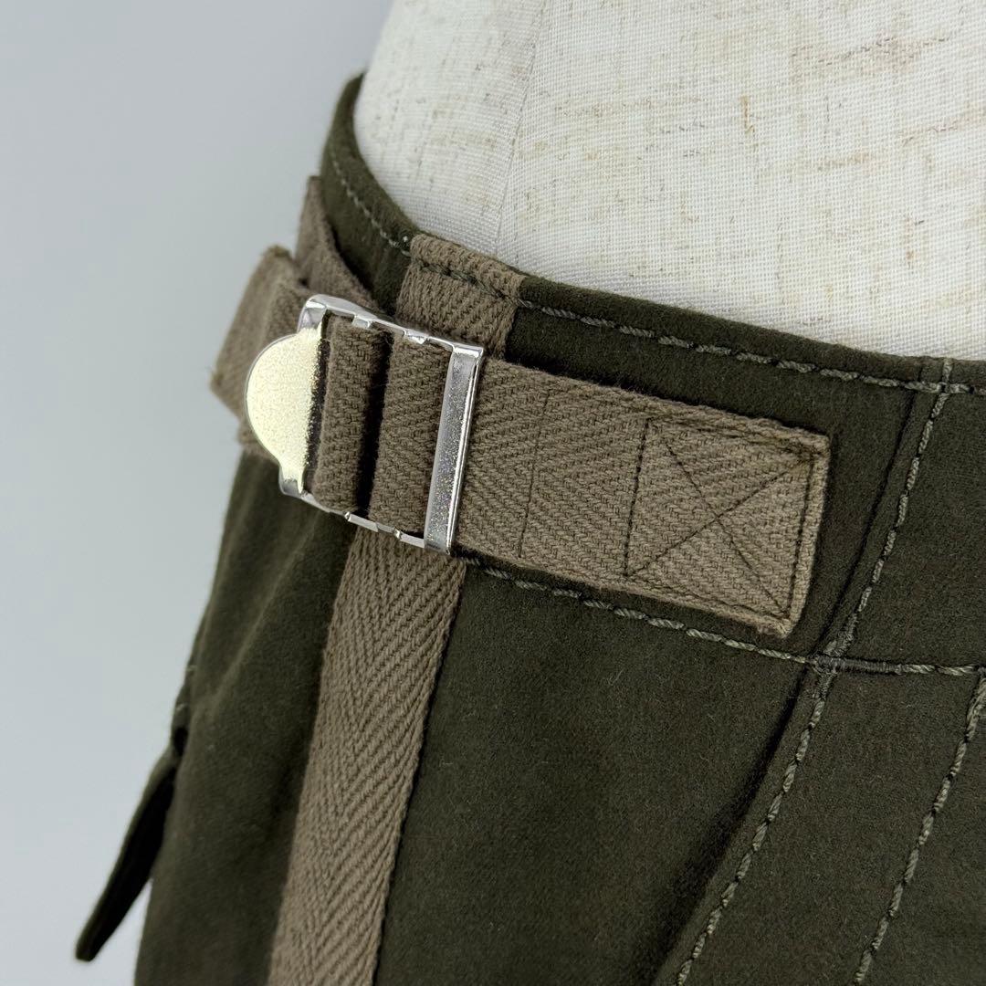 極美✨ sacai サカイ マーメイド スカート カーキ ミリタリー