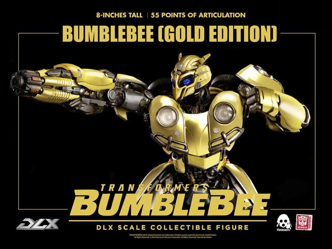 Threezeroトランスフォーマー ビースト覚醒DLX バンブルビー ゴールド