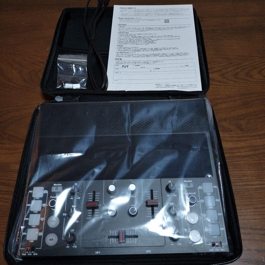 FJ1 DJミキサー新品未使用 カラー:ブラック