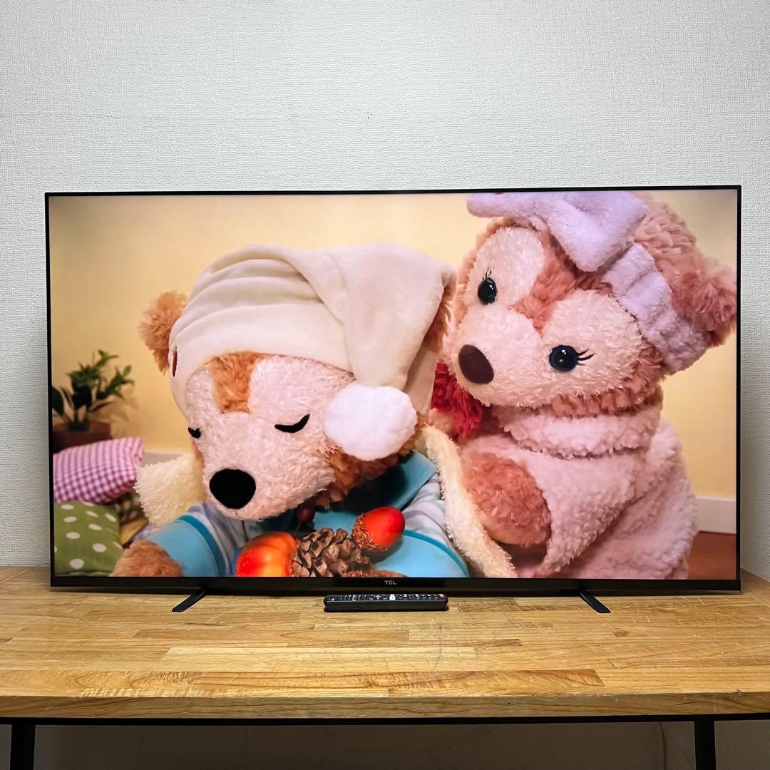 TCL 65V型 4K 液晶テレビ スマートテレビ 65P8S ネット動画アプリ