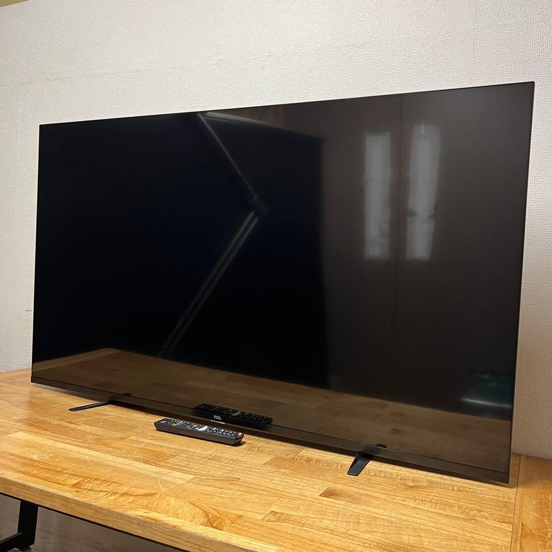 TCL 65V型 4K 液晶テレビ スマートテレビ 65P8S ネット動画アプリ