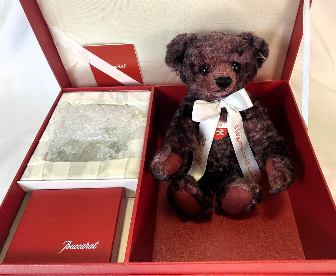 シュタイフ × バカラ クリスタルペンダント テディベア 限定1,000体