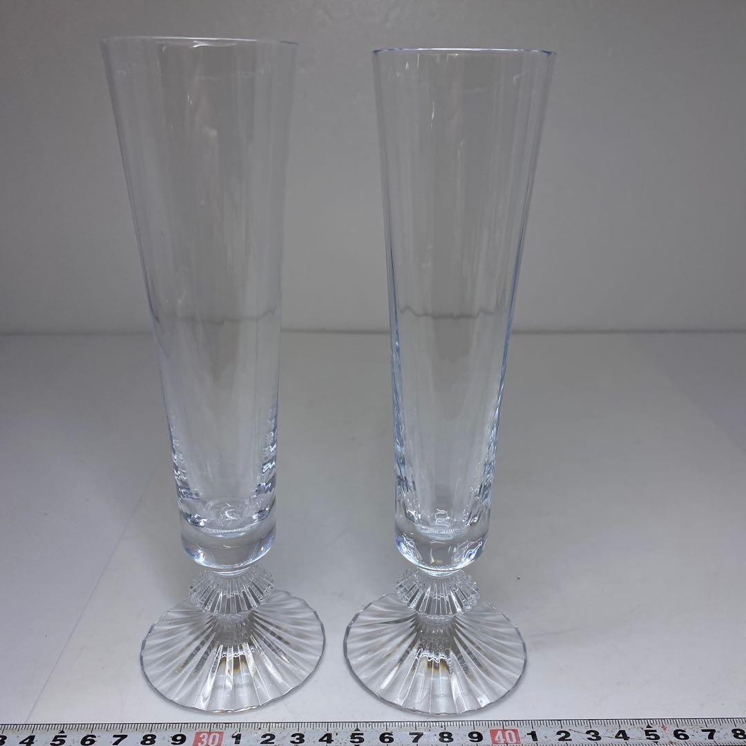 専用☆洋3 バカラミルニュイシャンパングラスペア共箱　東な7-0125①