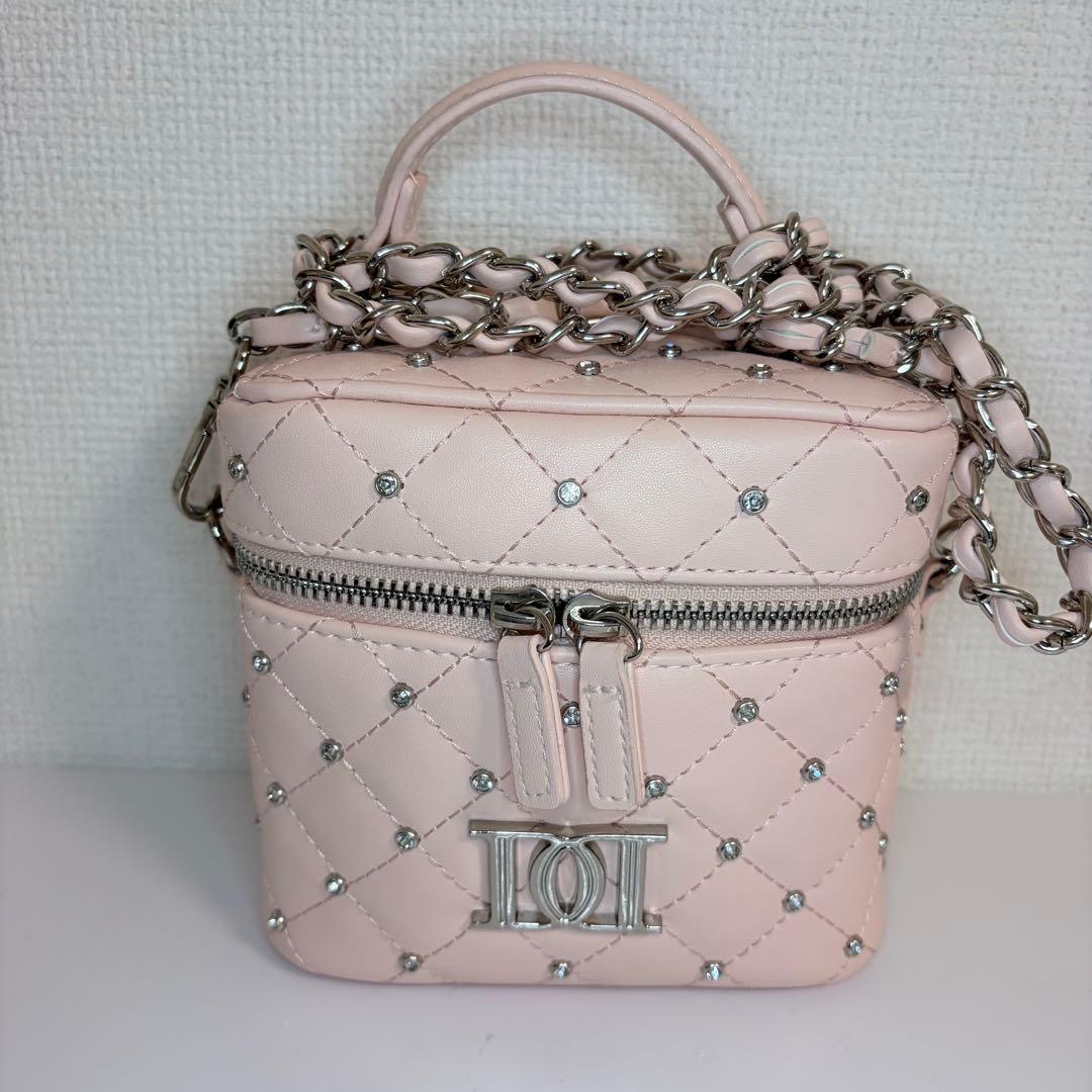 k*様 ♡ ダーリッチ Darich ♡ キルティングビジュースクエアミニバッグ