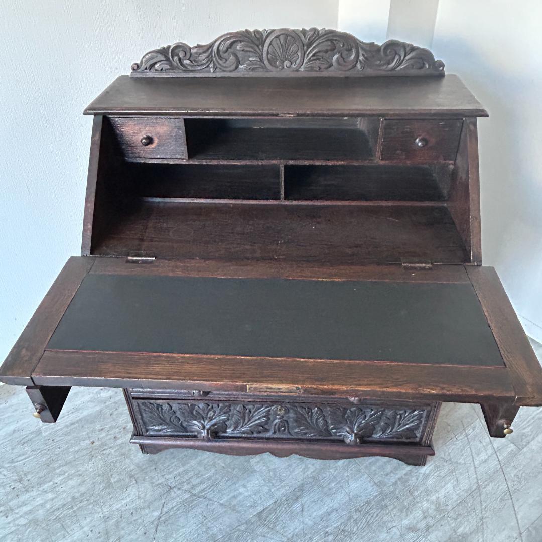 イギリス アンティーク家具 ビューロー　机 1900年頃 883A