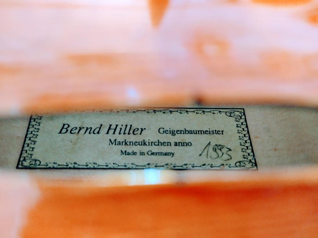 バイオリン Bernd Hiller 1993